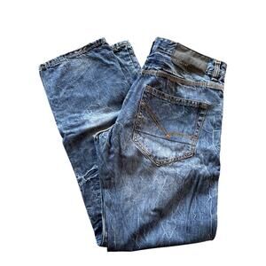 Size 36W Woman’s Straight Fit Rocawear men's blue denim jeans